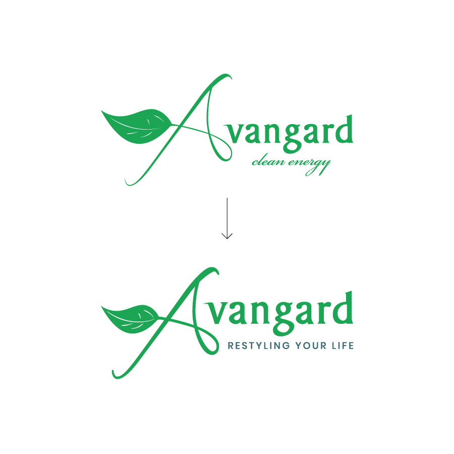 Restyling del logo Avangard